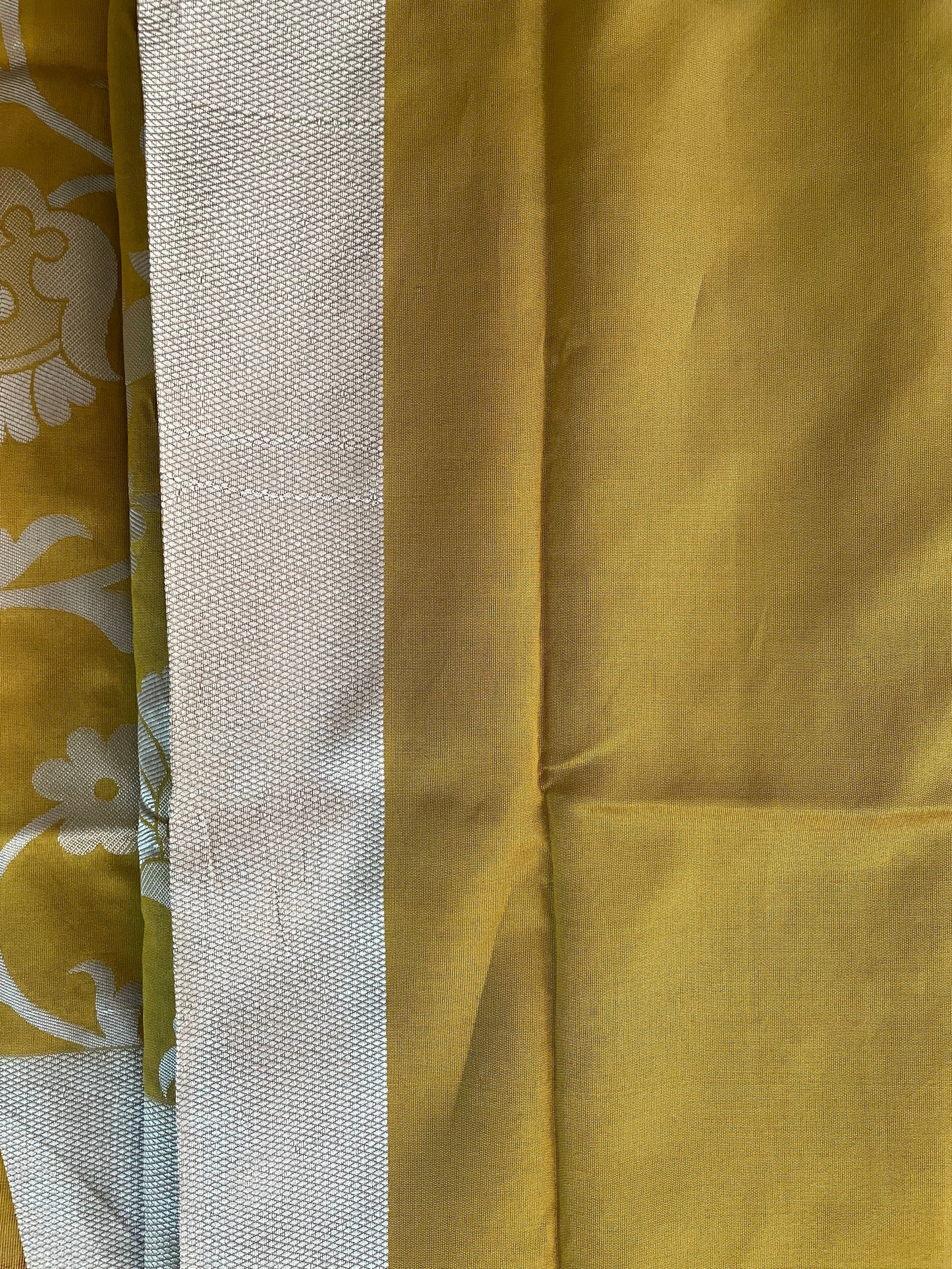 Yellow Chand Silk Saree