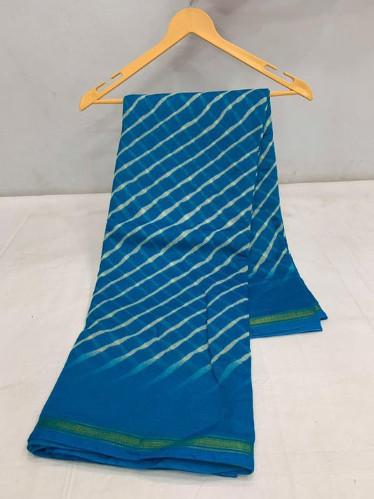 Blue Zahaa Georgette Saree